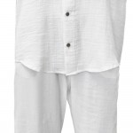 Müslin Takım Umre Kıyafeti Beyaz